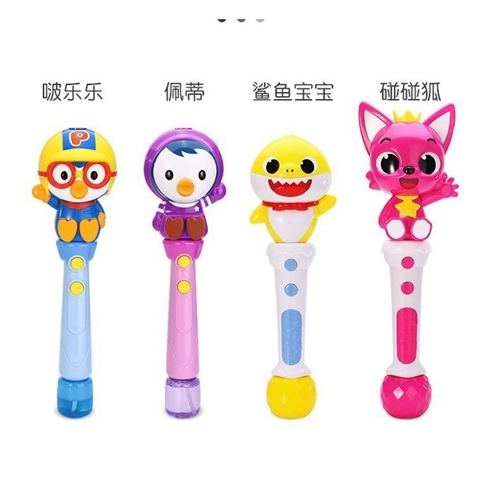 Magic Bubble Wand STICK KARAKTER Mainan Bubble Anak Ada Musik Grosir