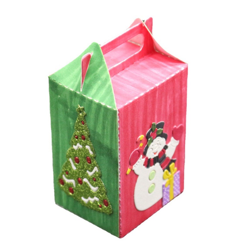 Cetakan Stensil Cutting Dies Motif Snowman Natal Bahan Metal Untuk Scrapbook / Craft DIY