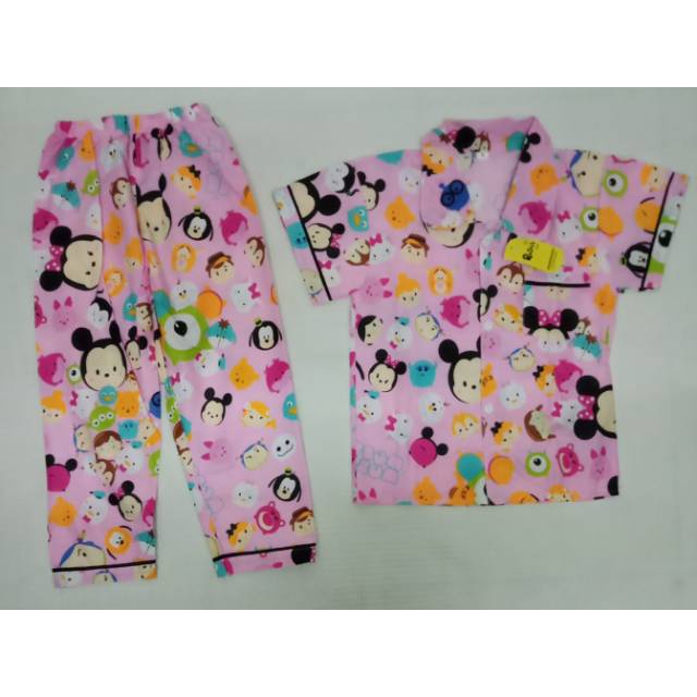 Baju tidur anak dengan gambar kartun OshKosh