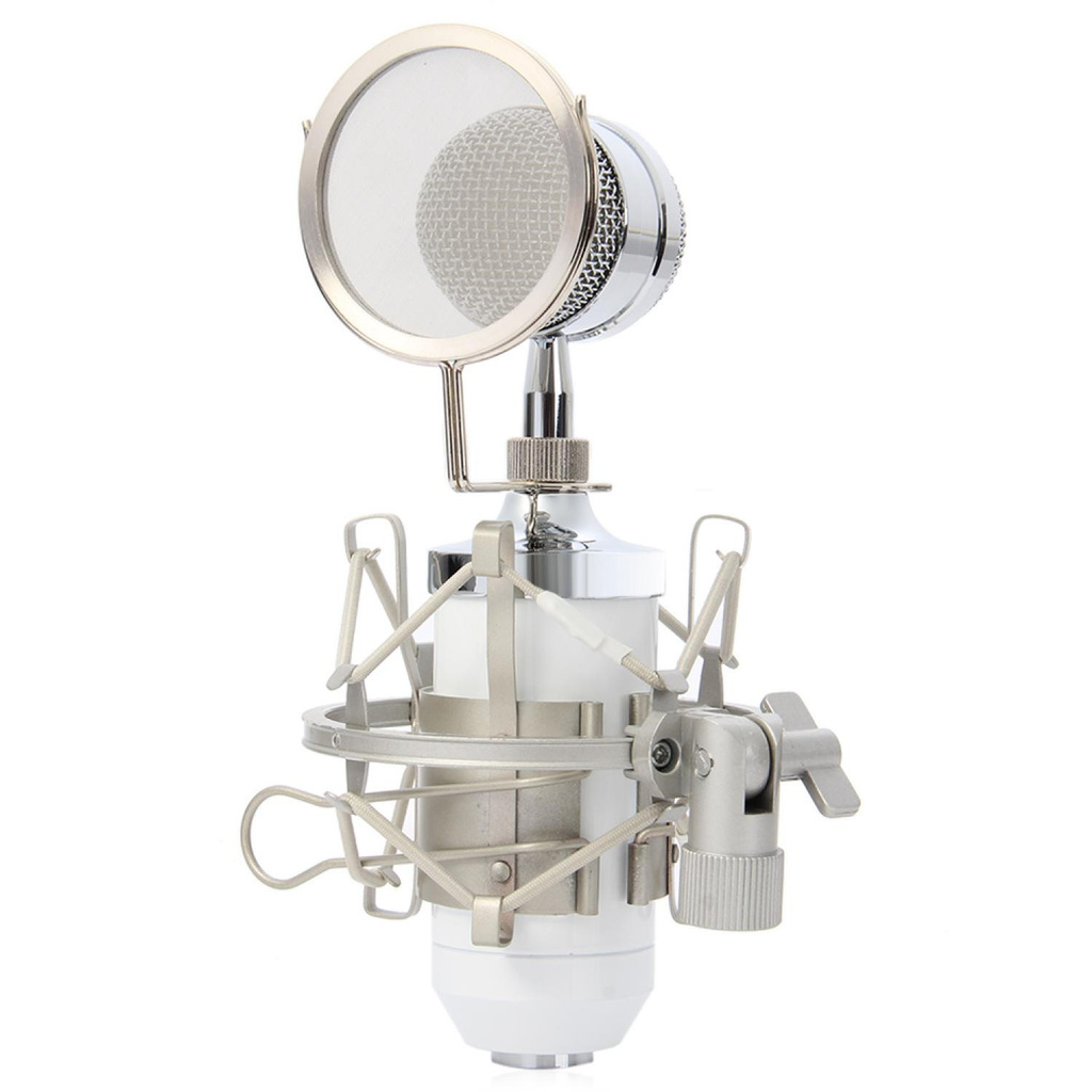 TaffSTUDIO Mikrofon Kondenser dengan Shock Proof Mount - BM-8000