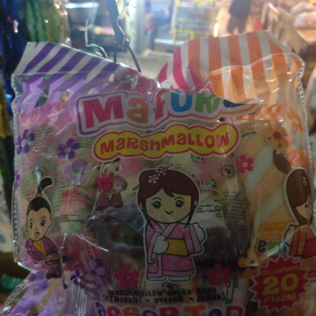

Marshmallow aneka rasa isi 20 pcs
