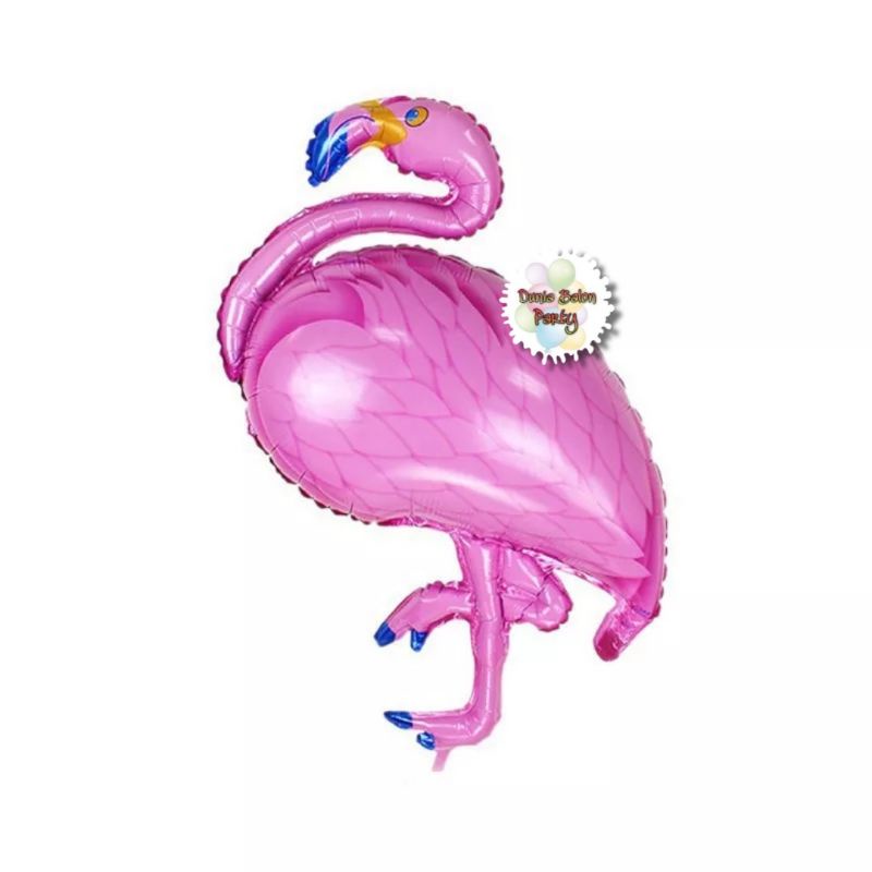 Balon Foil Karakter Flamingo / Burung Flaminggo Pink