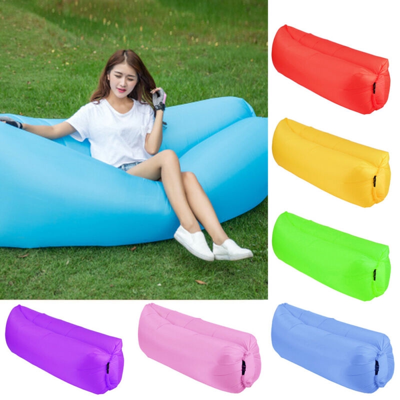 Inflatable Lazy Air Bed Lounger Couch 