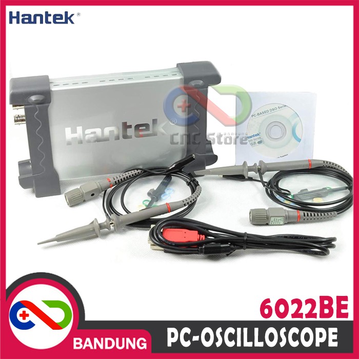 HANTEK 6022BE DIGITAL PC OSCILLOSCOPE OSILOSKOP 20MHZ 2 CHANNEL