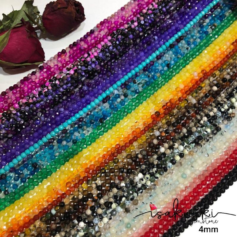 Batu Agate Cutting 4mm