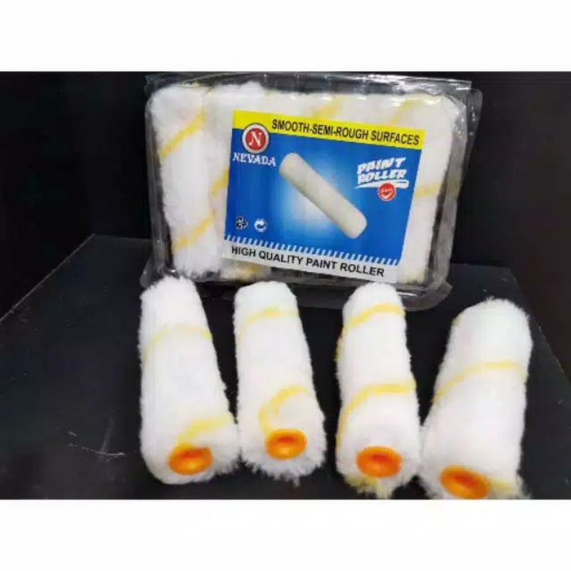 Refill Bulu Kuas Roll Kapal 4 Inch / Bulu Kuas Rol Kapal 4 Inch