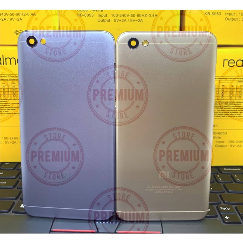 BACKDOOR XIAOMI REDMI NOTE 5A TUTUP BELAKANG XIAOMI NOTE 5A FULSET TOMBOL2 NEW 100%