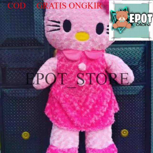 Boneka hello kitty jumbo 1 meter termurah