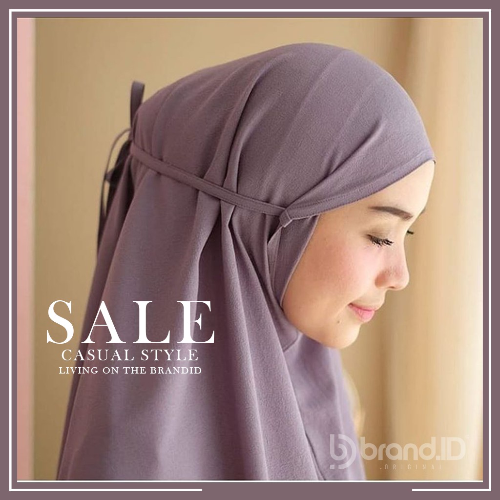 BERGO MARYAM BAHAN DIAMOND PREMIUM / BERGO TALI / HIJAB INSTANT