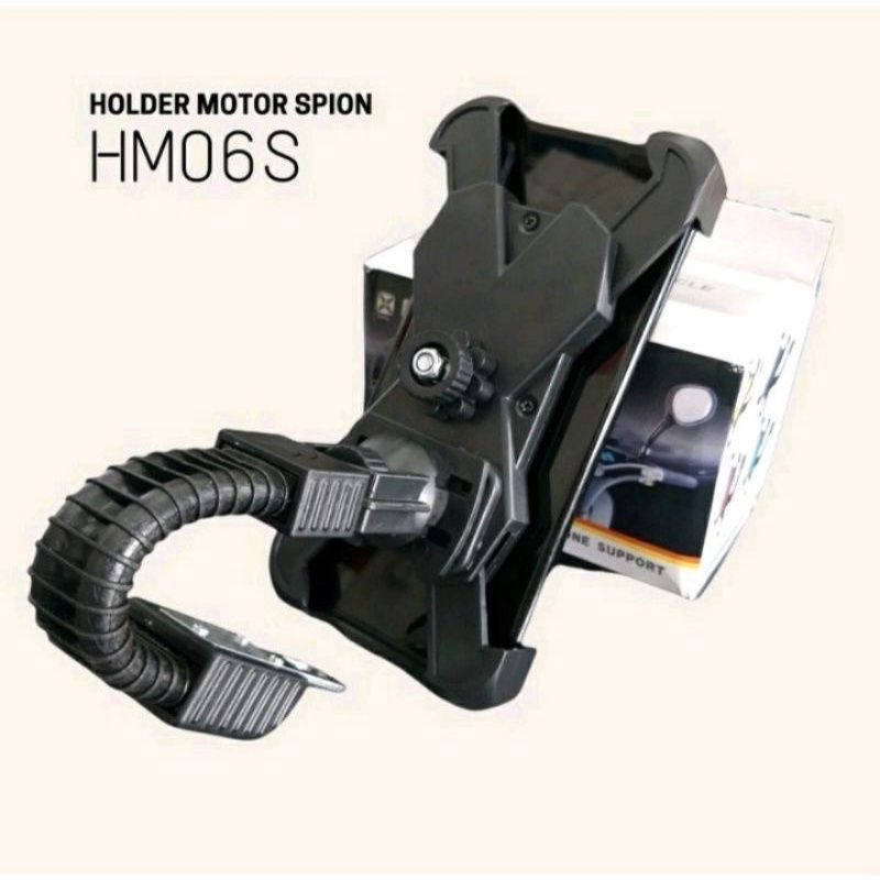 PROMO HOLDER MOTOR NB HM-06S TEMPAT DUDUK STAND BRACKET HP PHONE SPION HOLDER TERPOPULER SEN