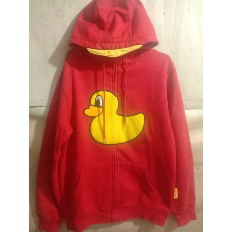 pancoat zipper hoodie  pop duck. preloved