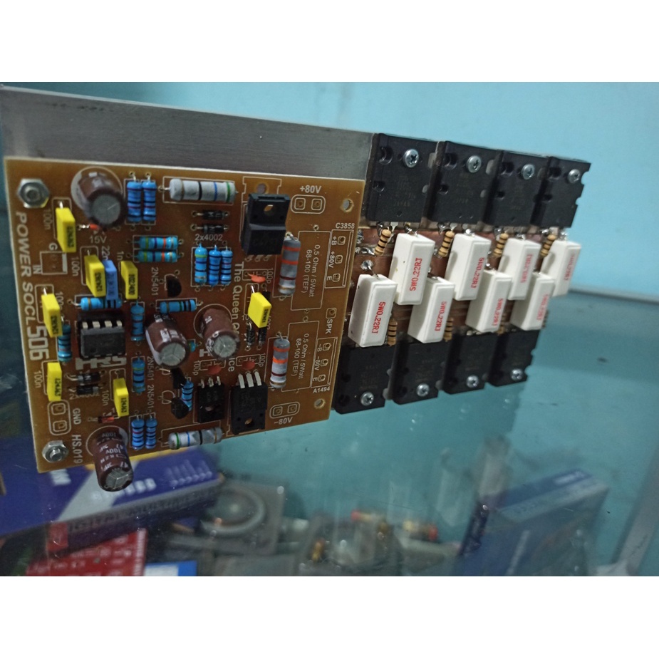 POWER SOCL 506 PCB FIBER 800W 4SET THOSIBA 5200 SUARA MANTAP