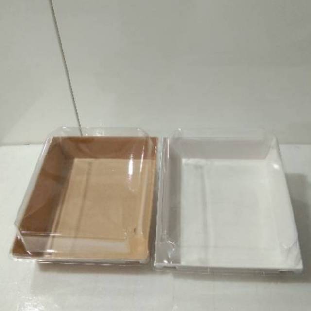 

Kotak Packaging Kue Roti / Paper Bread Cake Box Persegi Kotak isi 10 pcs