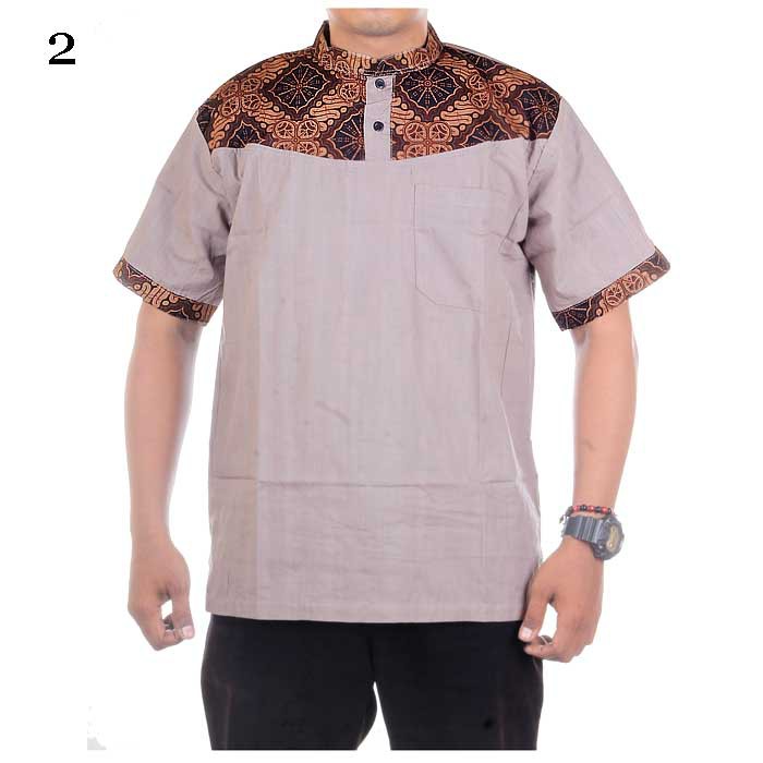 Hem Koko Batik Kombinasi Kholidi