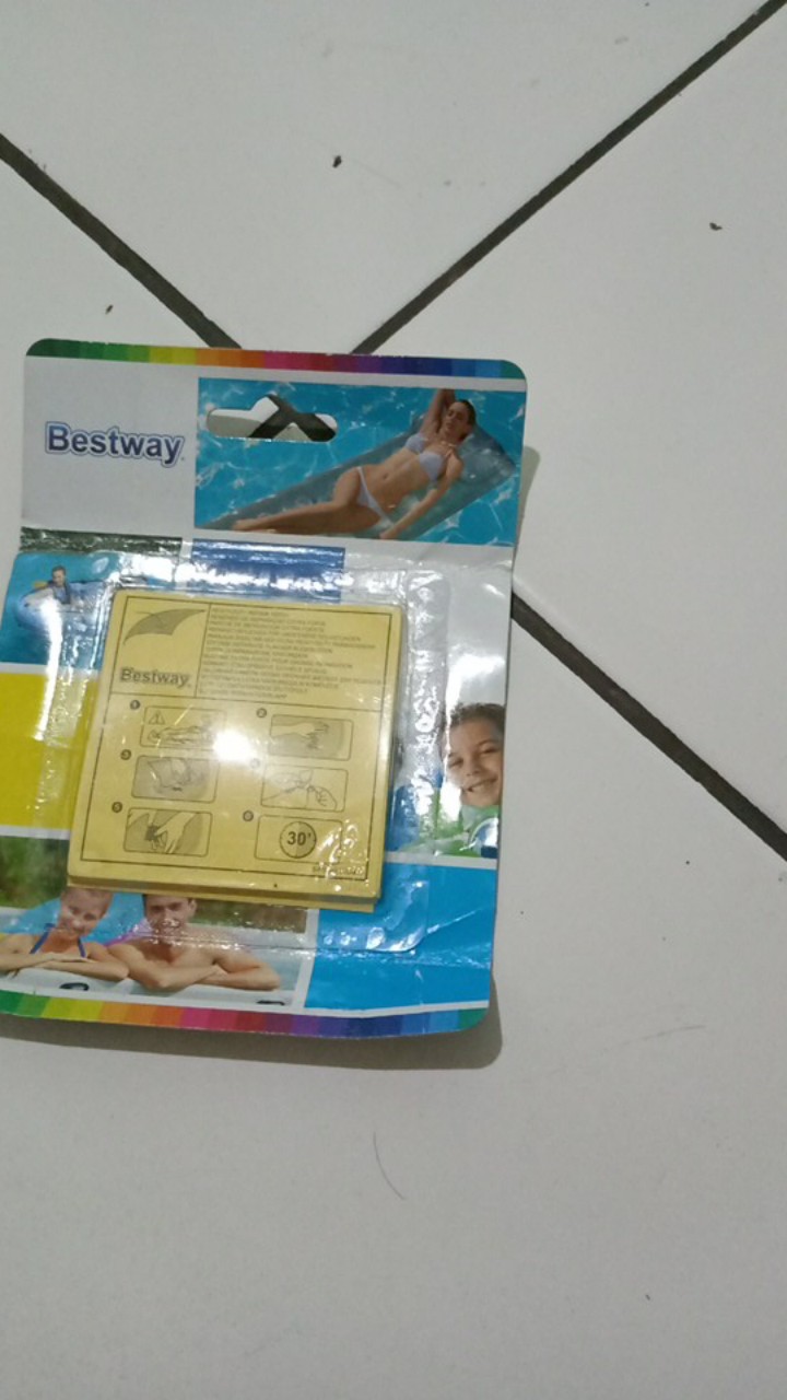 Repair Kit Bestway Lem Tambal ~ Kasur Angin - Bantal Tiup` Kolam Renang` Sofa Angin