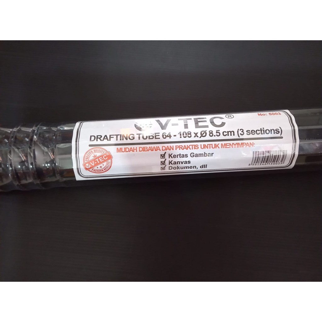 

TABUNG GAMBAR 64-108X8.5 CM/DRAFTING TUBE 64-108X8.5 CM/TABUNG GAMBAR NO.5003V-TEC
