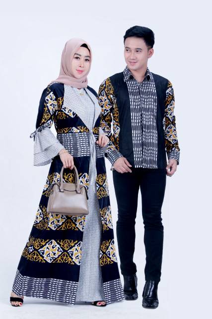 Maura Couple - Sania Ruffle Batik Couple ori Ndoro jowi DNT Garansi Termurah Shopee