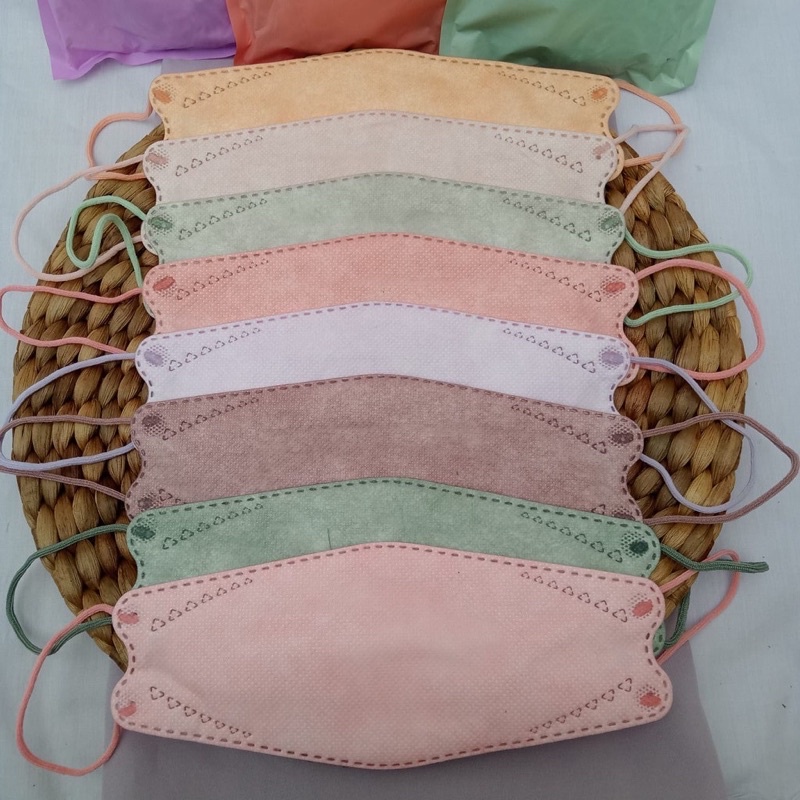 MASKER KF94 KOREA / KF PUTIH ISI 10 / HITAM ISI 10PCS / KF 94 WARNA MIX