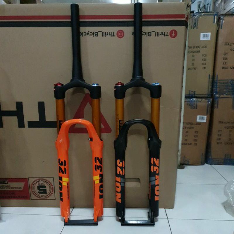 Fork MTB 27.5 ION UD32 T140MM tapered QR air lock rebound