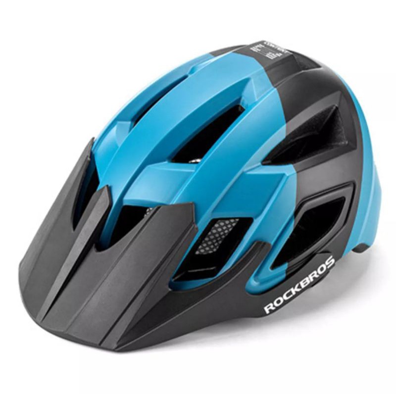 Helm Sepeda Rockbros Enduro XC Blue Black