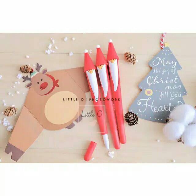 

Premiun santa Clause gel ink pen
