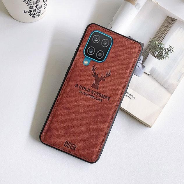 Case Samsung A12 / A21S / M21 / M30S / M31 / A51 / M12 DEER Cloth Motif Jeans Kepala Rusa SoftCase