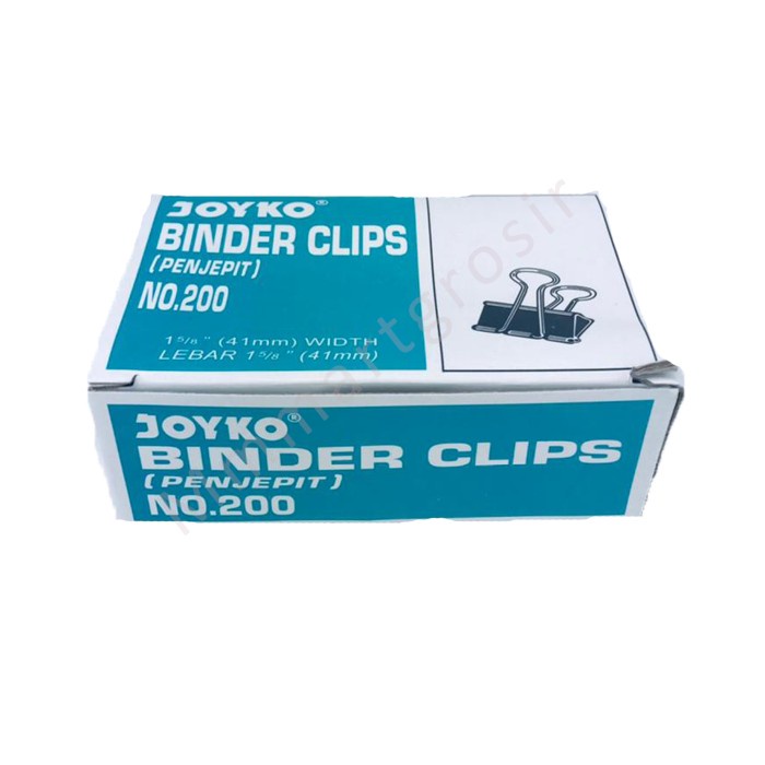 

Jual Joyko / Binder Clips / Penjepit / No.200 Murah
