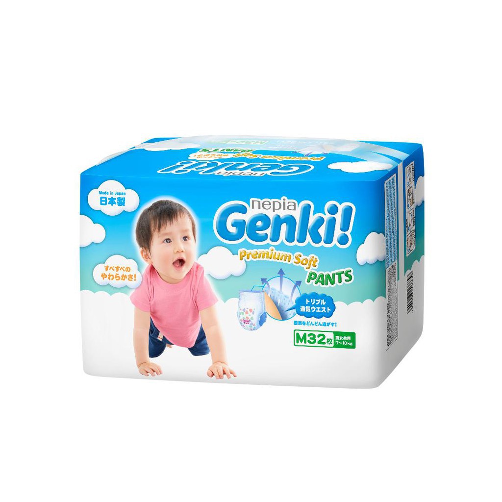 Nepia Genki Pants M 32 Pcs