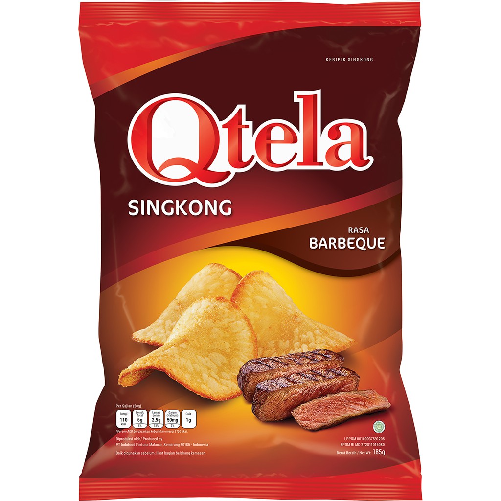 

Qtela Singkong Barbeque 185 Gr - 1 Pcs Promo Snack