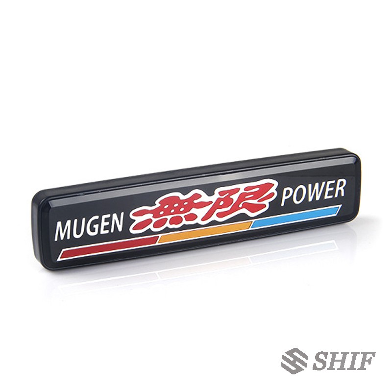 1pc Emblem Badge Mugen Power Dengan Lampu Led Untuk Gril Depan Honda Civic Accord