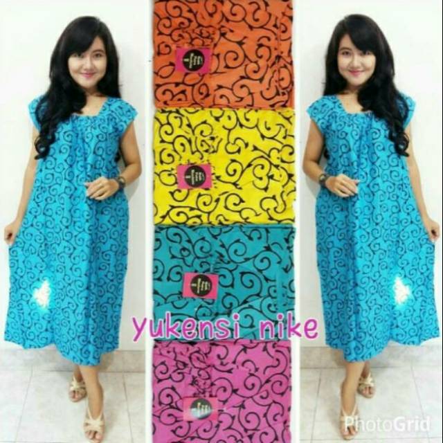 Daster nike dress murah dress wanita party dress grosir  kebaya batik modern tanah abang