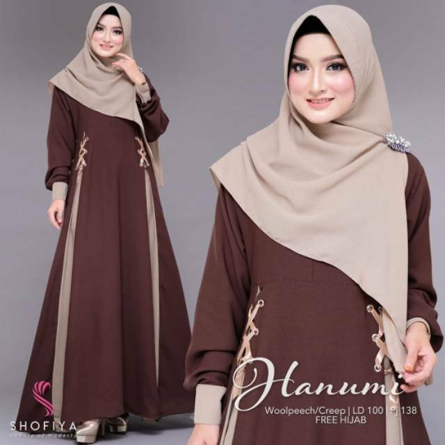 Baju Gamis Hanumi Maxy M L XL-2