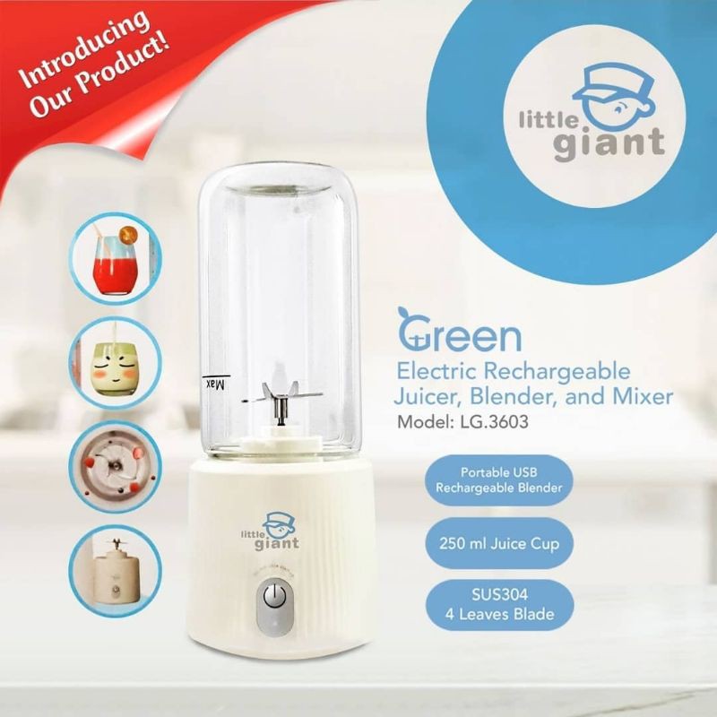 Little Giant  Rechargeable Juicer Blender Mix