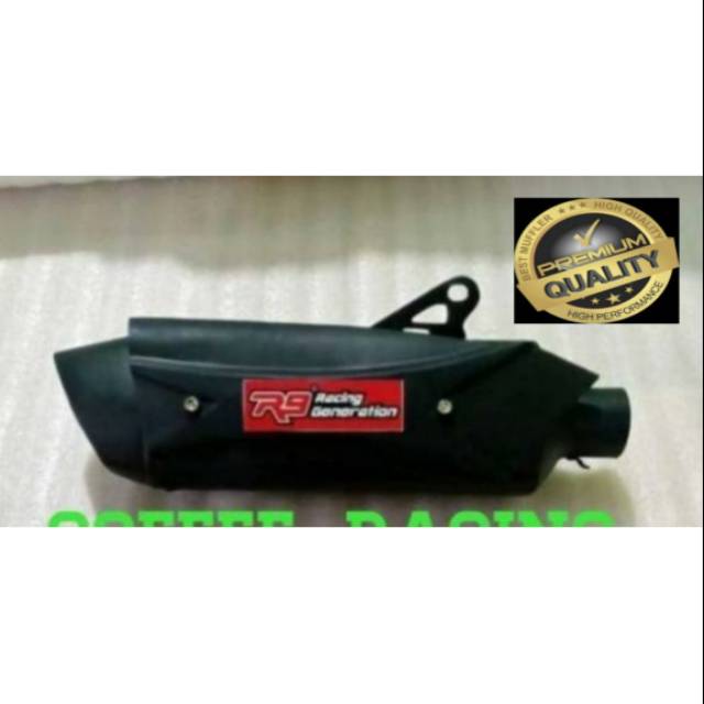 Silincer slenser R9 MISANO universal inlet 38 mm & 50 mm bas adem  knalpot racing  knalpot standar r