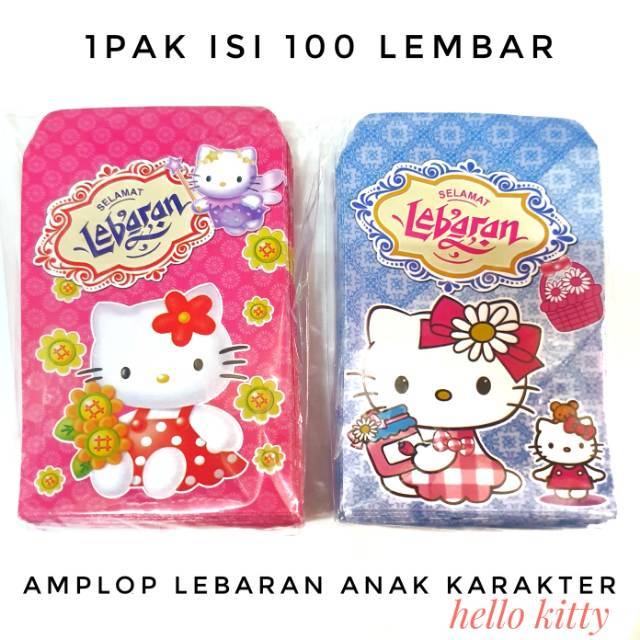 100 pcs AMPLOP THR LEBARAN HARI RAYA MURAH ANGPAU LEBARAN  KARATER SELAMAT IDULFITRI UKURAN SEDANG M