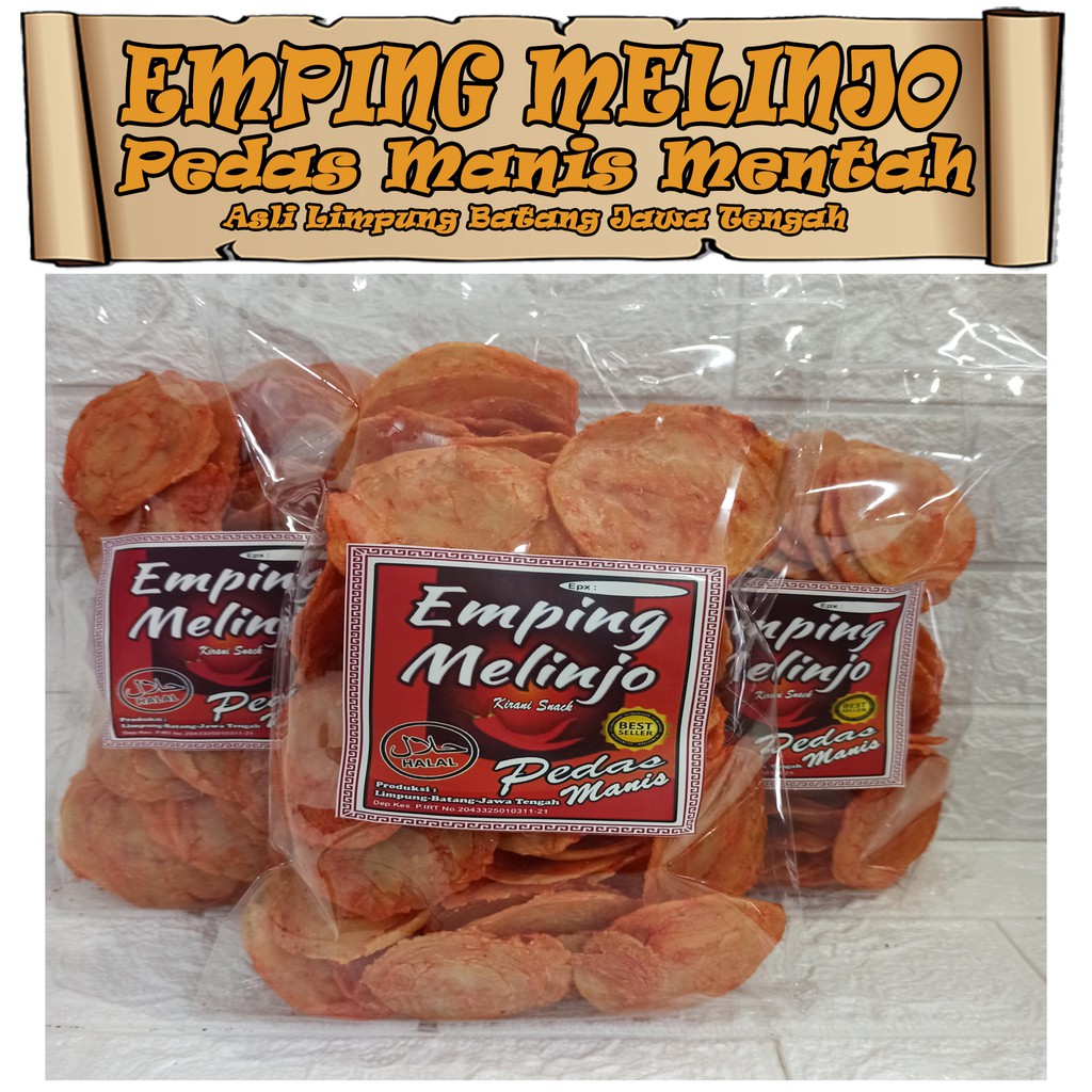 

EMPING MELINJO PEDAS - MANIS MENTAH 1/2KG SIAP GORENG KUALITAS SUPER ASLI PRODUKSI LIMPUNG