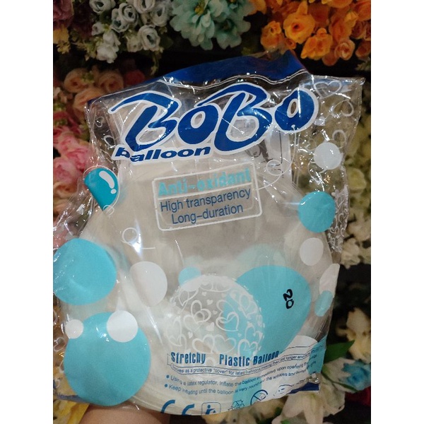 Balon PVC ukuran 20 inch bobo biru