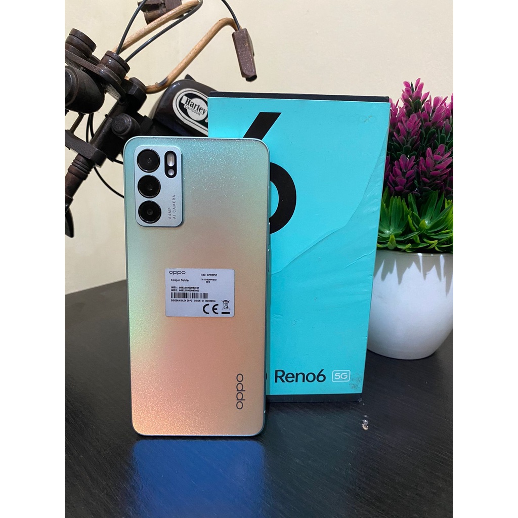 OPPO RENO6 5G RAM 8/128GB SECOND LIKE NEW