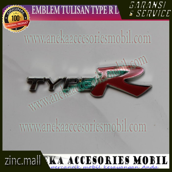 Emblem Tulisan Type R Chrome Luxury Nissan Serena