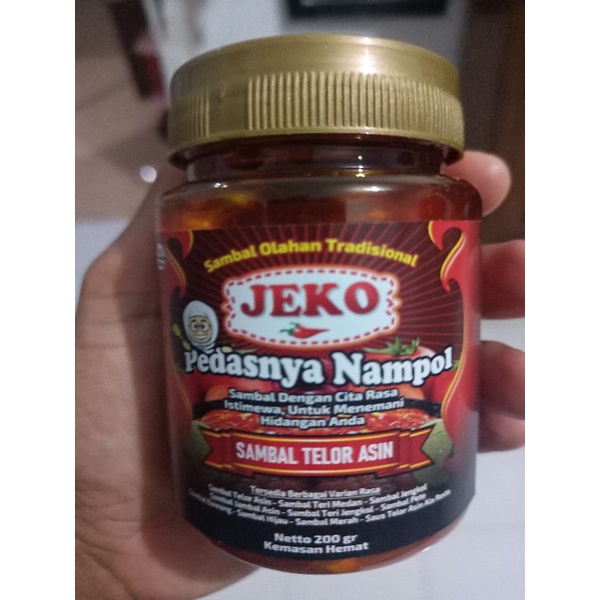 Sambal telor asin 200gr