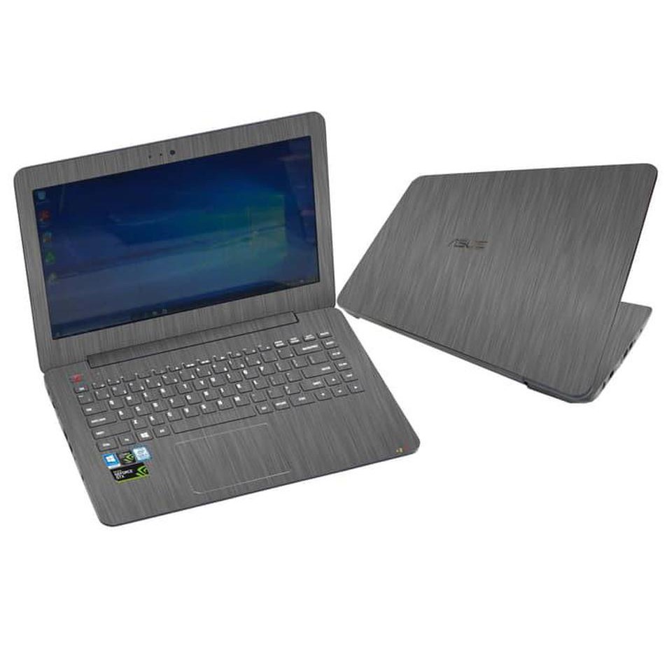 Premium Garskin Laptop Asus A455L SILVER PATTERN