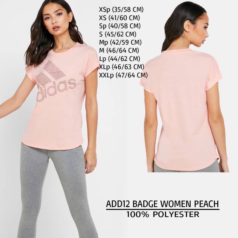 kaos wanita (olahraga) branded ADIDAS original