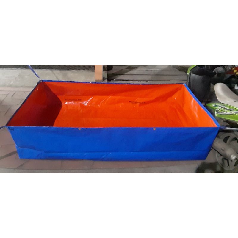 TERPAL KOLAM IKAN 200x100x50 2pcs A5&amp;A3 KOREA