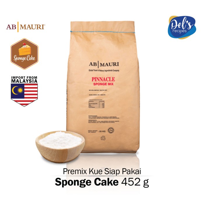 

TERBARU AB Mauri Sponge Cake Mix - Premix Kue Siap Pakai 425gr