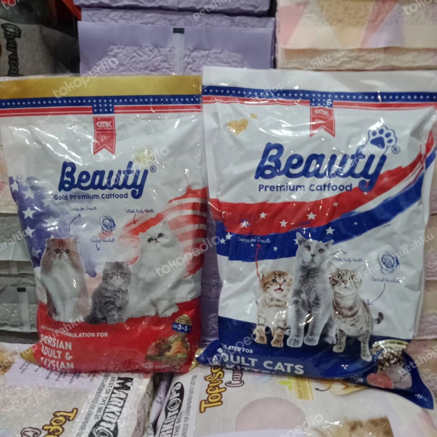 Makanan Kucing Beauty - Dry Food Cat - Repack