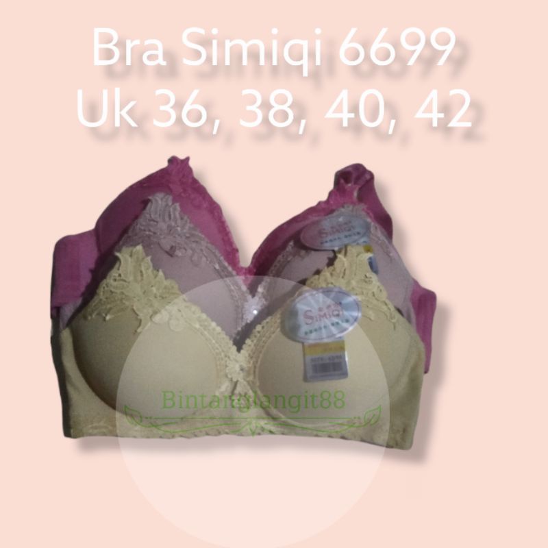 BRA WANITA TANPA KAWAT BH KAIT 3 SIMIQI 6699