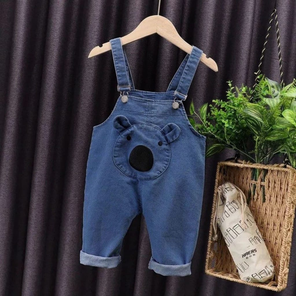 OVERALL BEAR/OVERALL CELANA JEANS ANAK UNISEX overal anak perempuan import/overal anak laki laki