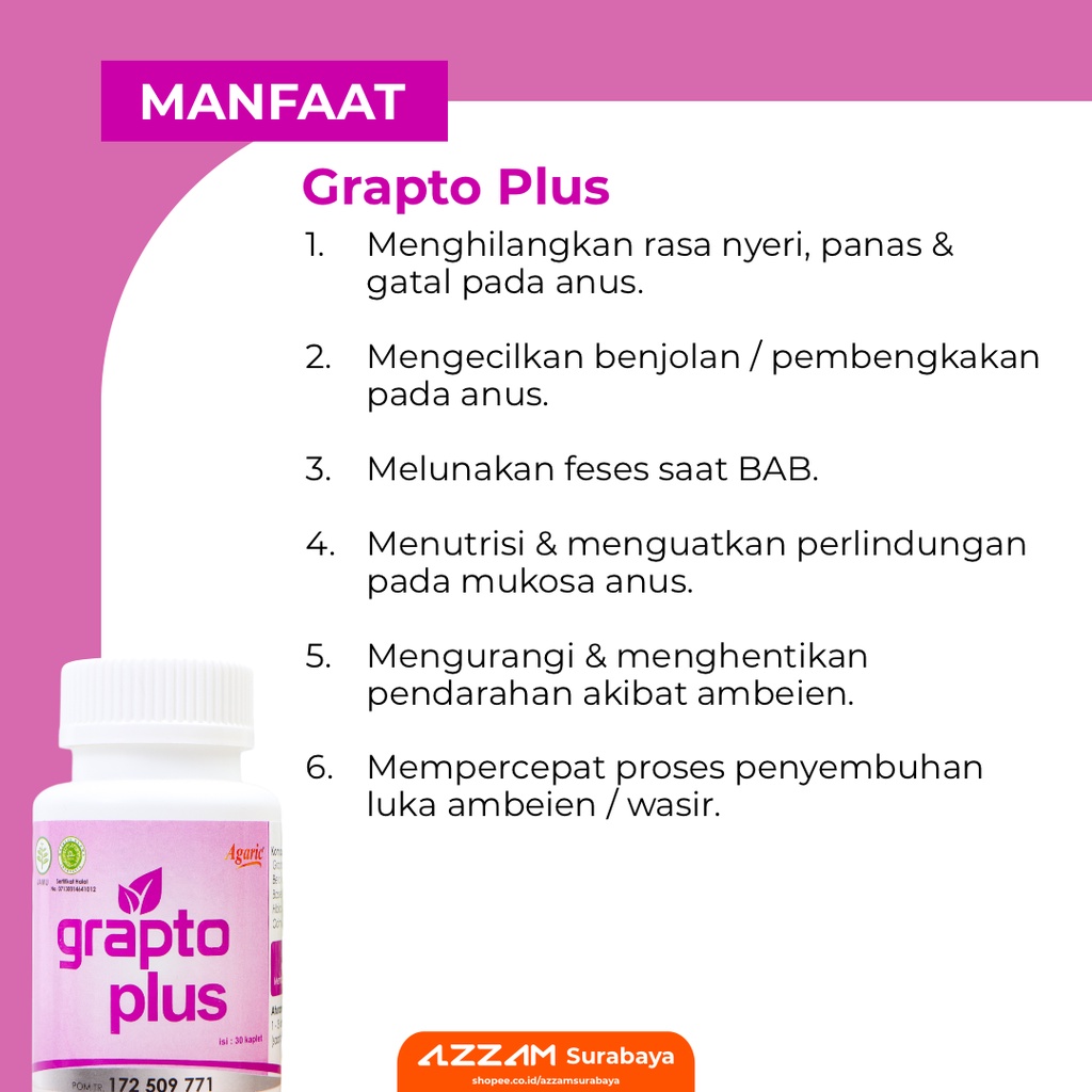 Grapto Plus Obat Herbal Ambeien Ampuh Wasir Gatal Pada Anus-1