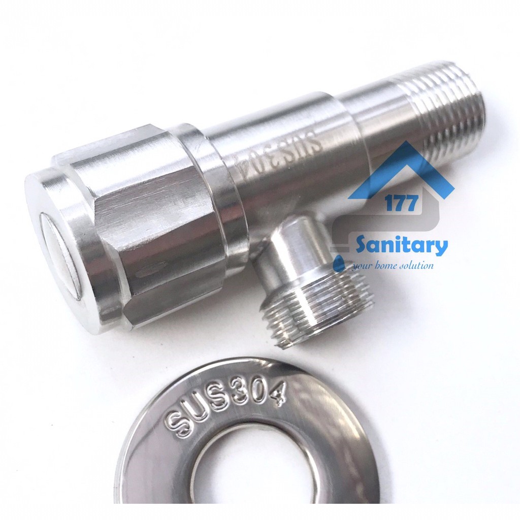 Stop Kran Stainless sus 304 Murah Single FV07- Keran Shower stainles minimalis angle valve stenlis sanitary177 /H9
