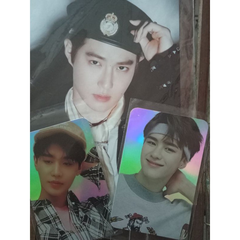 Photocard Kun Taeil hologram NCT 2018 Postcard Suho EXO DMMT